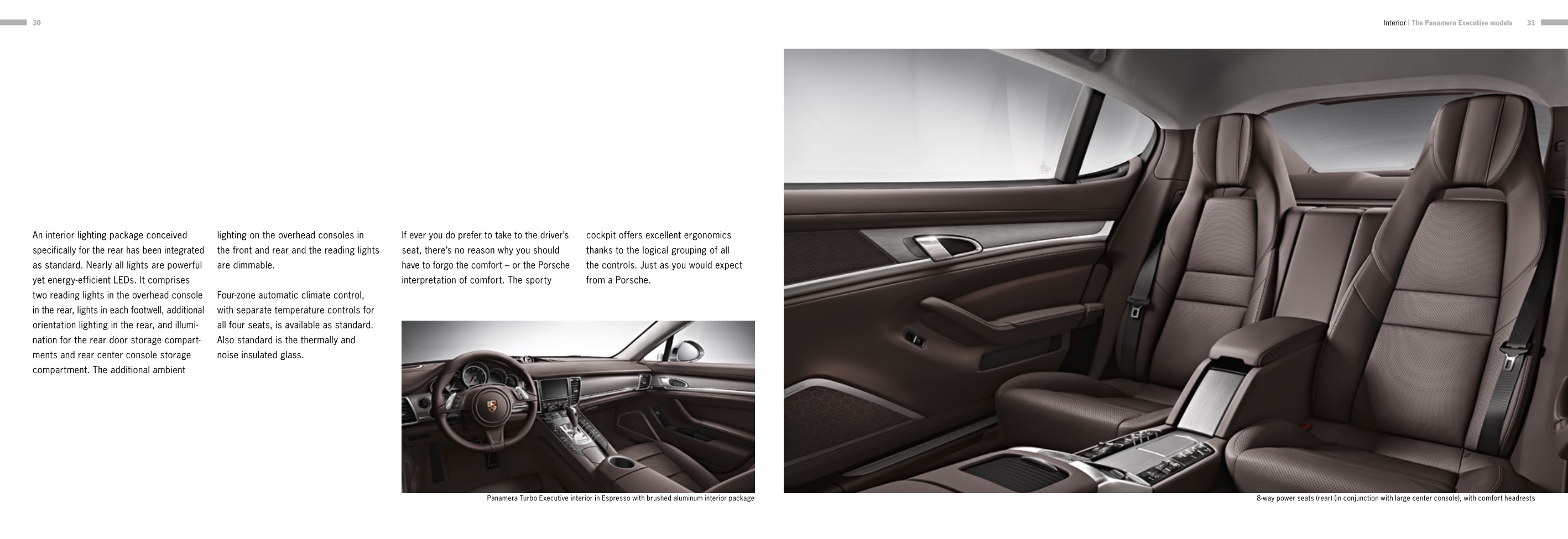 2014 Porsche Panamera Executive Brochure Page 4